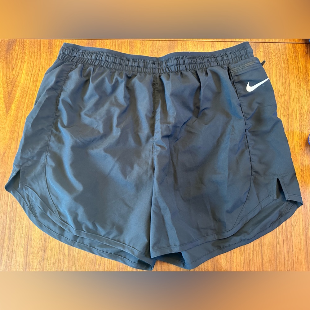 Nike black dri-fit women’s running shorts L